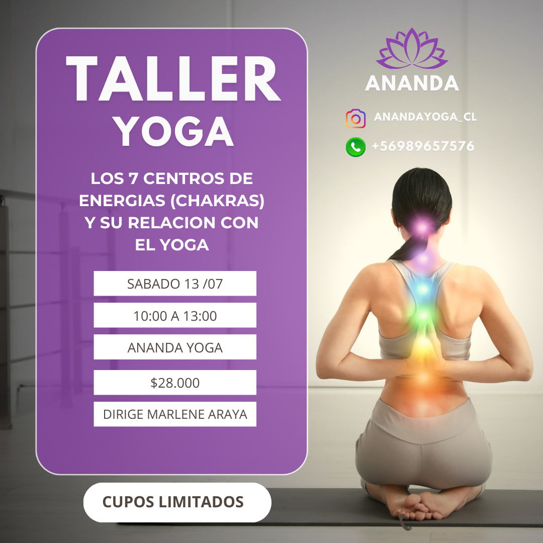 Taller de Chakras y Yoga - Estudio Ananda Yoga