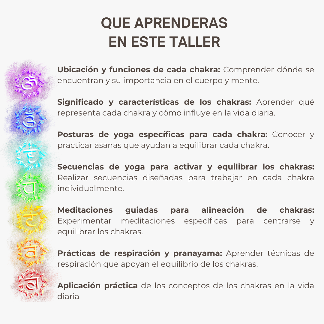 Taller de Chakras y Yoga - Estudio Ananda Yoga