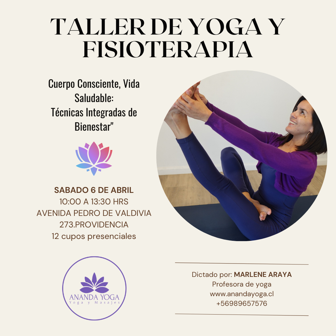 Taller de yoga y Fisioterapia - Estudio Ananda Yoga