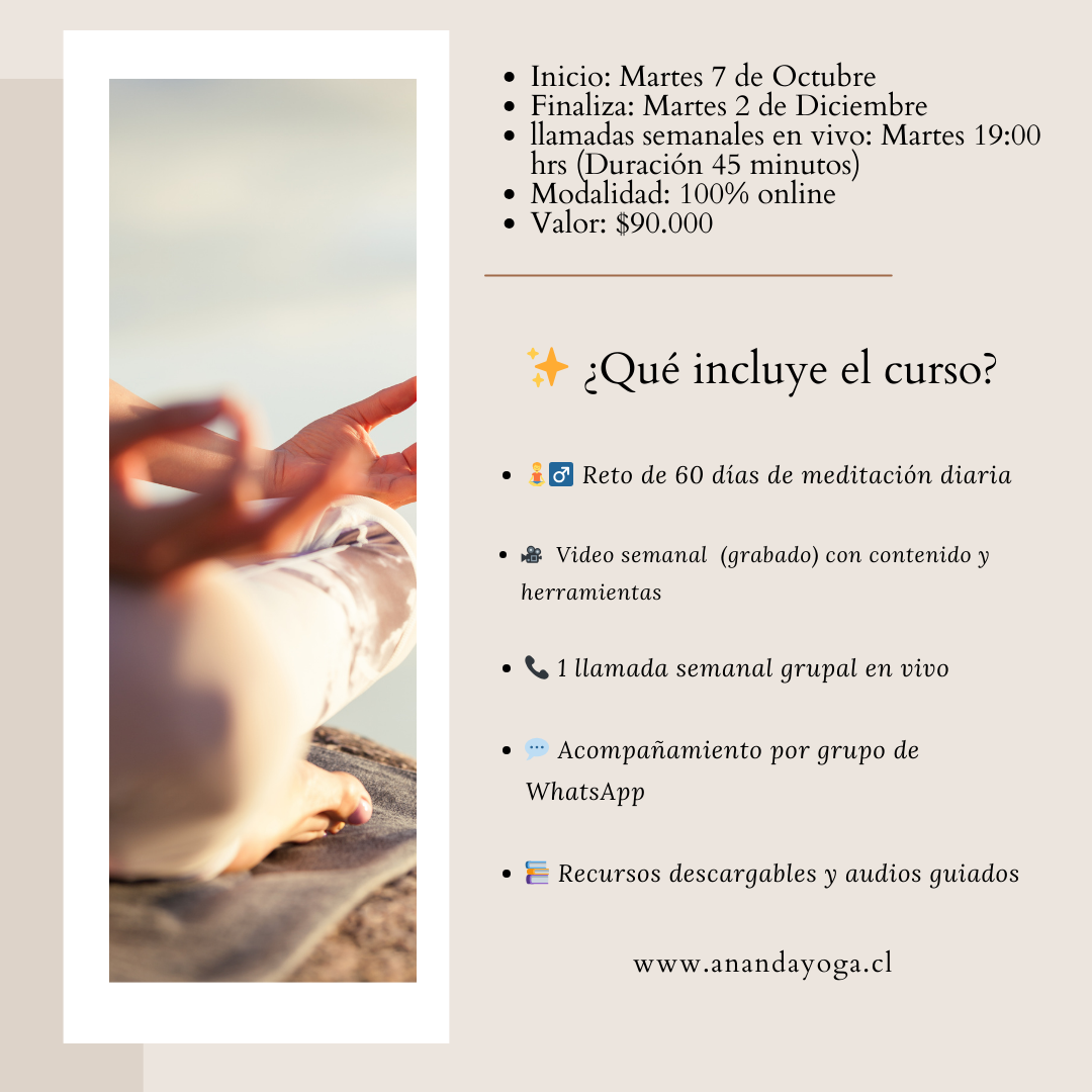 Curso Online de Meditación